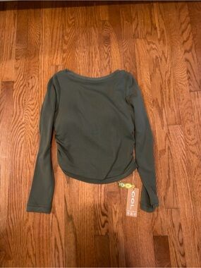 OGL Olive Green Long-Sleeve Women's Top